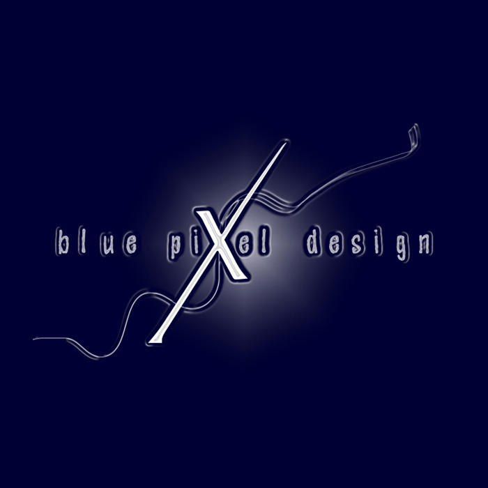blue pixel design