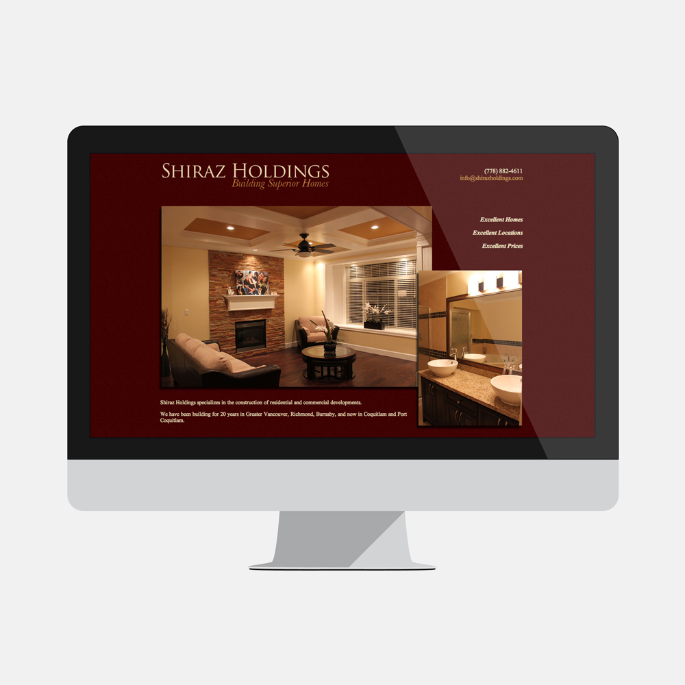 Shiraz Holdings Website